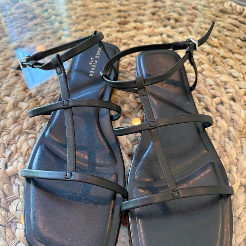 Black Strappy Sandals
